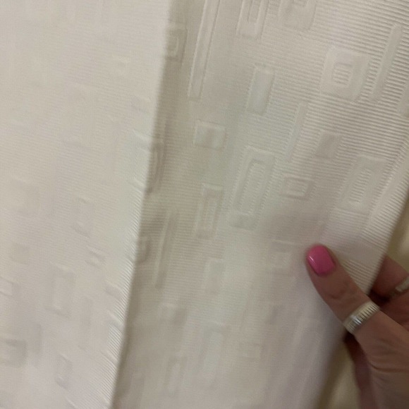 Alberto Makali Cream Abstract Textured Patterned High Waist Flat Front Pants - 8 - Picture 9 of 10